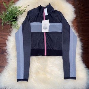 NWT Fabletics Tory cropped sleeveless jacket